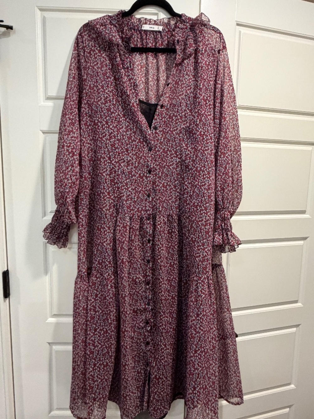Mango Floral Midi Dress